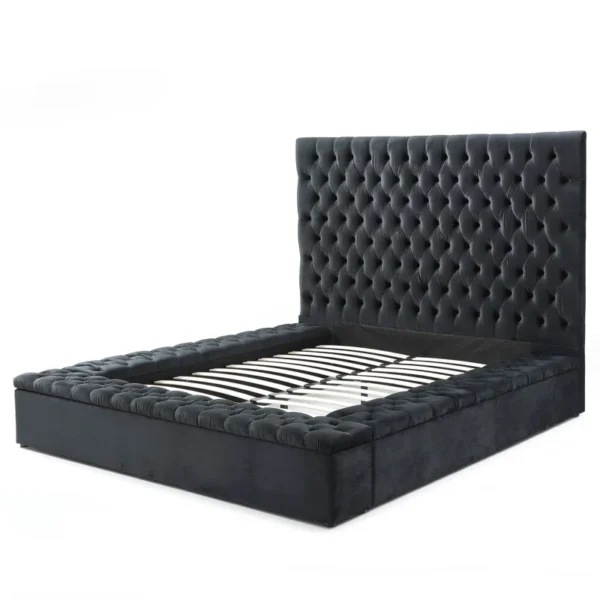 Glory- 9008 Storage Bed -  Black