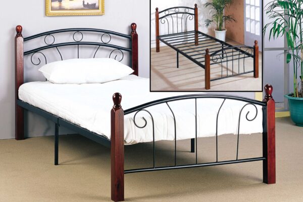 128 Metal Single Bed Only