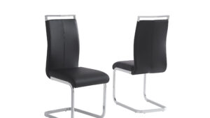 Glory - CH888 Black & Silver Chair