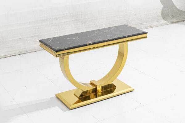 Glory- Flora Gold Console Table