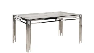 Glory -  D160 Silver Dining Table