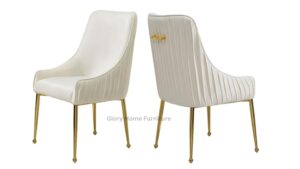 Glory - Navy Beige Gold Chair