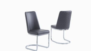 Glory - CH555 Grey & Silver Chair