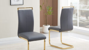 Glory – CH666 Grey & Gold Chair