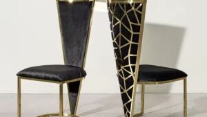 Glory – Vienna Black & Gold Chair