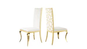 Glory – Milan Beige & Gold Chair
